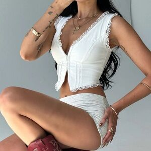 Princess Polly white blouse